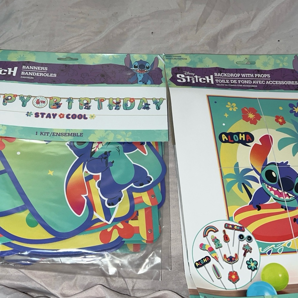 Disney Green and Blue Party Decorations Set